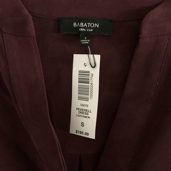 Aritzia Babaton Silk Peverell Tunic Dress - Picture 5 of 8